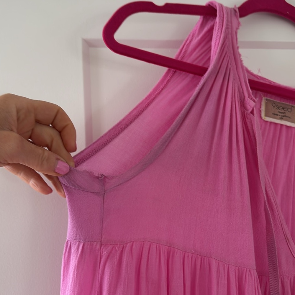 9Seed Pink Sleeveless Maxi Sundress - Picture 7 of 7